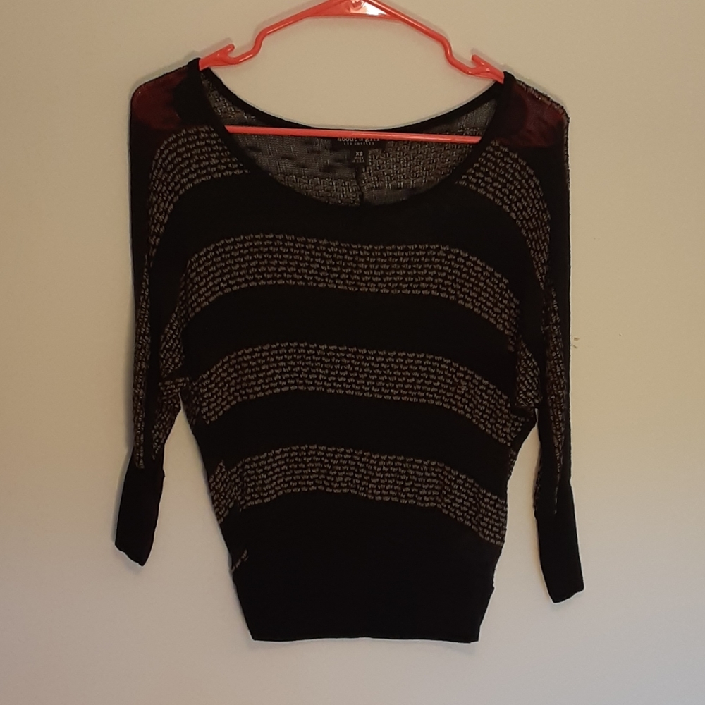 Black and Brown Sweater